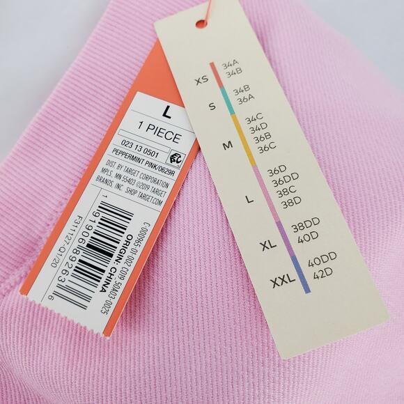 Colsie Women's Size Large Peppermint Pink‎ Tube Top New - Picture 4 of 5